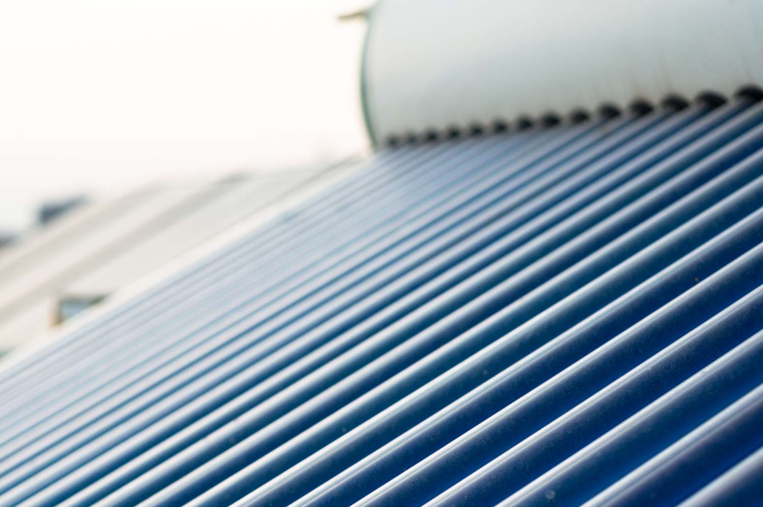 on the roof solar hot water systems